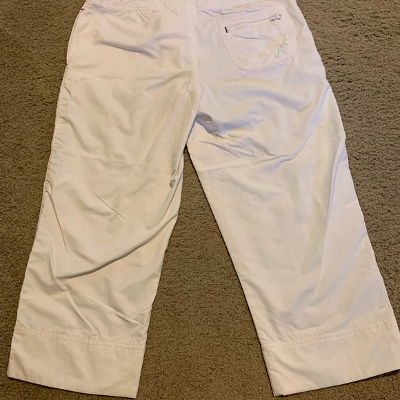 Nautica women’s white nylon capris pants - Picture 6 of 7